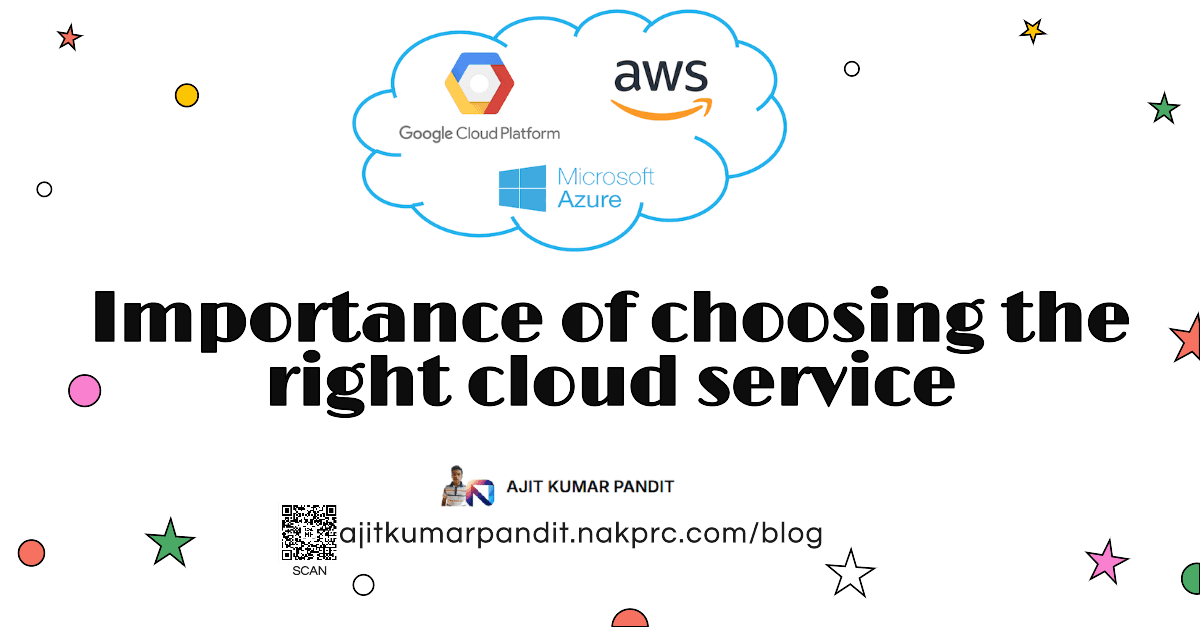 Importance of choosing the right cloud service in 2024